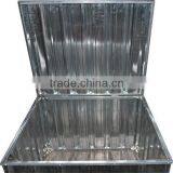 Water Resistance Prefab Metal Structure Storage Box With Gas Lever Cover thumbnail-3