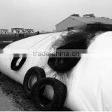 White/black Plastic Silage Tube Cover , Silo Bag thumbnail-2