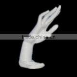White Glossy Female Hand Mannequin for Finger Rings and Jewelry Display thumbnail-2
