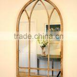 Decorative Metal Framed Stick On Wall Mirror thumbnail-1