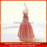 Pink Bride Dress Shaped Decorative Candles For Weddings