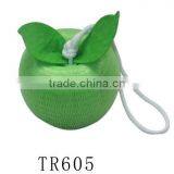 High Quliaty Cute Apple Design Kids Bath Sponge Bath Ball