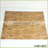 Bamboo anti slip mat /roll up mat Homex-BSCI