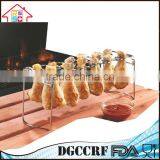Stainless Steel Chicken Leg Roasting BBQ Rack thumbnail-1