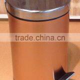 3L/5L/7L/12L Copper Color Pedal Bin