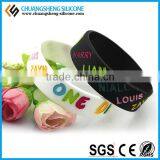 Embossed or Debossed Customer Logo Smart Silicone Bangles thumbnail-4
