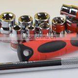 13pcs Socket Set Ratchet Wrench (1/2" ) CRV Tools Set for Auto Repair thumbnail-3