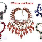 Professional Statement Jewelry Manufacture All in Stock Accept Small Orders Crystal Charm Pendant Necklace Jewelry thumbnail-1