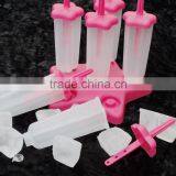 Hotsale Customized LOGO Flower Shape Plastic Popsicle Mold thumbnail-6