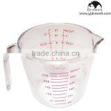 MJ-0360 300ML And 600ML Graduated Plastic Measuring Cup thumbnail-2