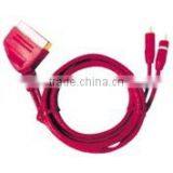 Scart Male to 2RCA Male Cable VK30414 thumbnail-1