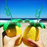 UCHOME Fancy Fruit Shape PP Drinking Water Bottle With Straw thumbnail-3