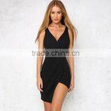 Wrap Front Ladies Office Wear Dresses thumbnail-1