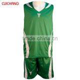 Hot Sale Basketball Jersey Green Color thumbnail-1