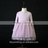 Kids Girls Boutique Dress 2017 Autumn Embroidered Princess Flower Dress for Weddings Baby Girl White Party Dress 4-8 Year thumbnail-4