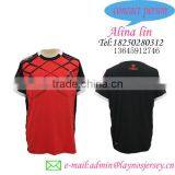 100%polyester Dry Fit Wholesale Blank Football Jersey thumbnail-3