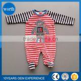 Wholesale Cheap High Quality Cute Velvet Kids Winter Rompers With Feet thumbnail-1