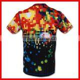 2015 High Quality Outdoor Sports Running Fitness Excercise Soccer Mens Short Sleeve Compression Shirt thumbnail-2