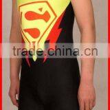 Cheap Custom Superman Wrestling Singlets for Men/women thumbnail-2