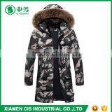 2017 Latest Design Fashion Winter Outdoor Overcoat Mens Camo Long Down Coat thumbnail-4