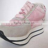 PU Outsole Pink Flower Retro Style Shoes 2017 Women thumbnail-2