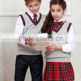 Normal Design High Quality Grey Sleeveless Vest Bulk School Uniforms thumbnail-4