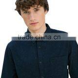 100% Cotton 2017 Fashion Mens Shits Small Jacquard Shirts thumbnail-3