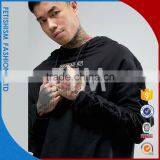 Mens Hoodie Short Sleeved T-shirt Short Sleeve T Shirt Young Male Black Student Sweater thumbnail-2