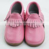 Wholesale Durable Fashion Hard Sole Toddler Baby Handmade Leather Shoes thumbnail-4