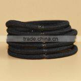 Black Ponytail Ring Elastic Hair Bands thumbnail-2