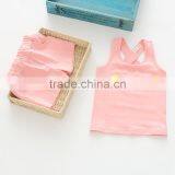 Summer Girls Printing Tank Top and Shorts Cotton Casual Kids Clothing Sets thumbnail-4
