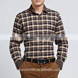 New Fashion 100% Cotton Flannel Causal Shirt for Men Business Men Shirt thumbnail-1