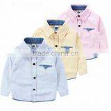 Wholesales Hot Sale Long Sleeve Cute Multicolored Comfortable Children's Cotton t Shirts Design for Kid thumbnail-1