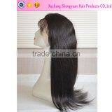 Factory Unprocessed Human Silky Straight 100 Brazilian Virgin Hair Full Lace Wigs With Baby Hair For Black Women thumbnail-6