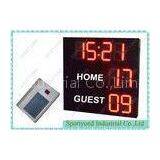 Wireless Electronic Football Scoreboard High Brightness AC 100V - 240V 50 / 60Hz