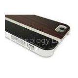 Natural Dark Wood and PC Case iPhone 5 Wooden Back Covers Recycled and Rugged