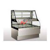 Combined Refrigerated Open Display Merchandiser Cooler 2 in 1 For Coffee Shop