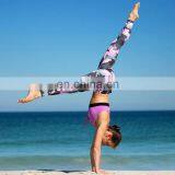 Yoga Apparel Custom Printed Supplex Women Sexy Sports Wear Fitness Yoga Pants Leggings for Women thumbnail-3