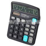 Solar Calculator Business Work Calculate Commercial Tool Battery or Solar 2in1 Powered 12 Digit Electronic Calculator and Button thumbnail-5
