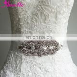 Rhinestone Applique Bridal Dress Sash