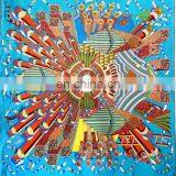 Women Fashion Square Satin Silk Head Covering Scarf thumbnail-1