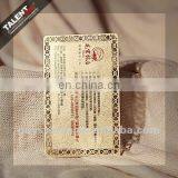 Custom Private Metal Golden Company Business Vip Card For Promotion thumbnail-2