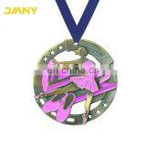 Custom Design Zinc Alloy Metal Soft Enamel Team Dance Medals thumbnail-2