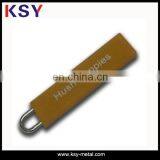 Gold Brush Custom Brand Logo Metal Garments Zipper Puller thumbnail-5
