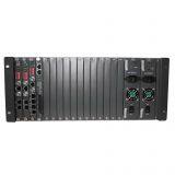 18 slots 4U rack mount chassis for E1 converters fiber modem fiber multipexer