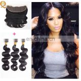 Top Quality Transparent Lace Frontal Virgin Human Hair Extensions for Black Women