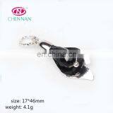 17*46 mm Black Virgin Marry Jewelry Necklace Drop Pendant Crystal Tray for Cabochon thumbnail-1