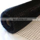 10x10mm mesh extruded square mesh PP bird net black color