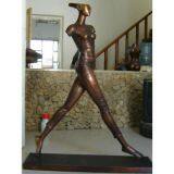 Bronze Brass Abstract Figure Lady Sculpture From Chinese Bronze Statue Manufacturers