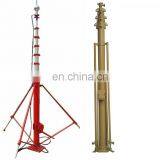 20m Aluminum Manual Telescopic Mast For Antenna Radio Broadcasting thumbnail-1